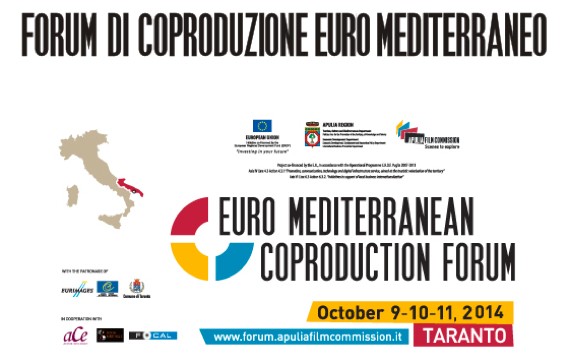 Taranto ospita il 5° Forum di Coproduzione Euro Mediterraneo