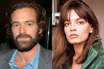 Romain Duris and Emma Mackey currently filming Eiffel