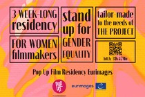 Pop Up Film Residency Eurimages supports women in the film industry