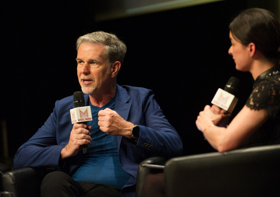 Netflix's Reed Hastings speaks at the Lille Transatlantic Dialogues