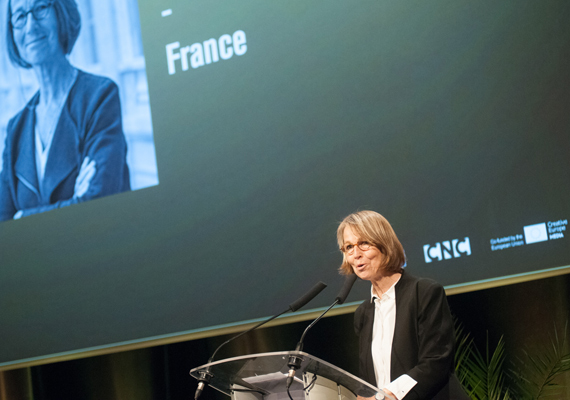 Françoise Nyssen parla di serie e di proteggere la creazione a Lille Transatlantic Dialogues