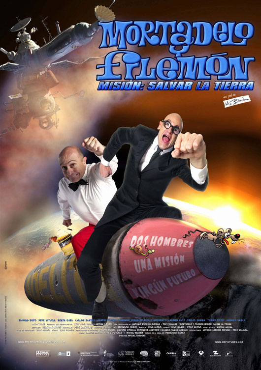 pic of Mortadelo and Filemon. Mission: Save the Planet