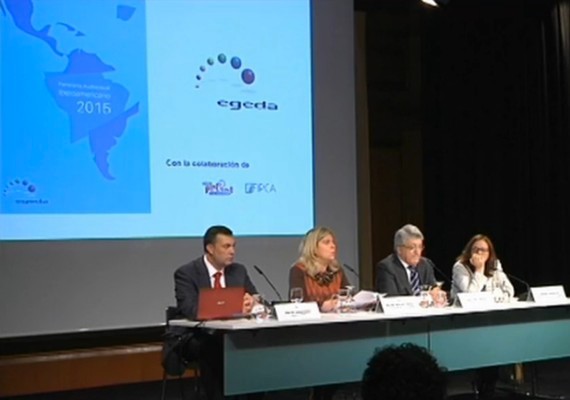 Enrique Cerezo and Lorena González present the 2015 Latin American Audiovisual Panorama report