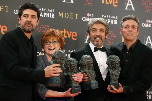 Truman triumphs with five Goyas