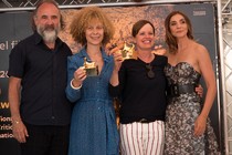 Antoinette Boulat and Elsa Pharaon receive the European Casting Director Award
