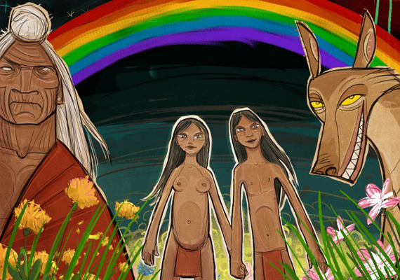 Four Souls of Coyote goes to Cartoon Movie