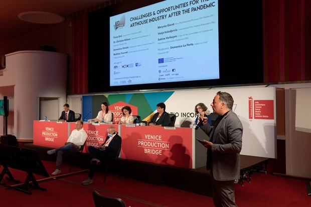 The post-coronavirus challenges facing arthouse exhibitors at the centre of debate in Venice