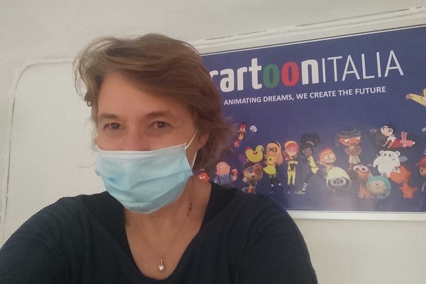 Anne-Sophie Vanhollebeke • Présidente de Cartoon Italia