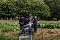Rodrigo Sorogoyen filming The Beasts