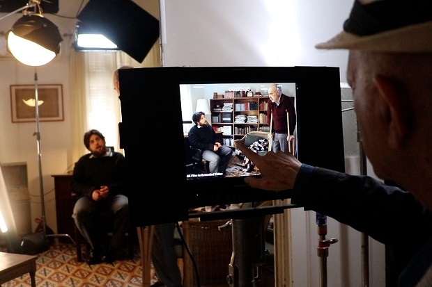 Dan Wolman in post-production with Judas