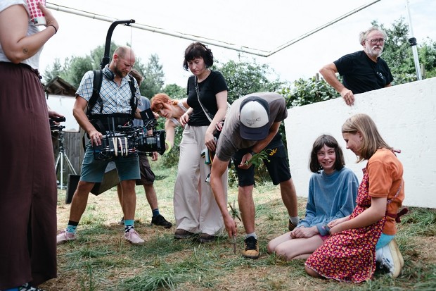 Shooting wraps for Ida Who Sang So Badly Even the Dead Rose up and Joined Her in Song