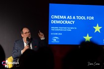 European Policy - Institutional speakers discuss the importance of cinema as a tool to protect democracy and cultural diversity at the EFM - 20/02/2024