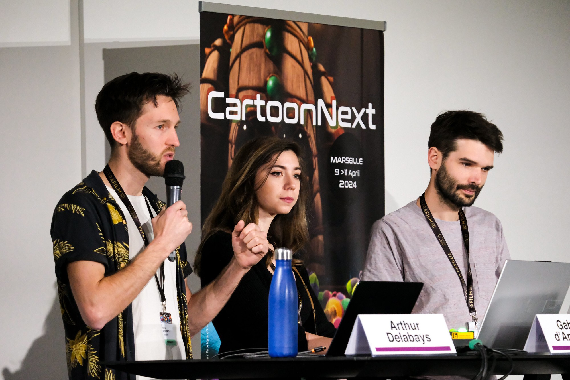Arthur Delabays, Nicolas Athané and Gabrielle d'Andrimont talk about their work for Bobbypills at Cartoon Next - Industry Report: Animation - Vimarsana News