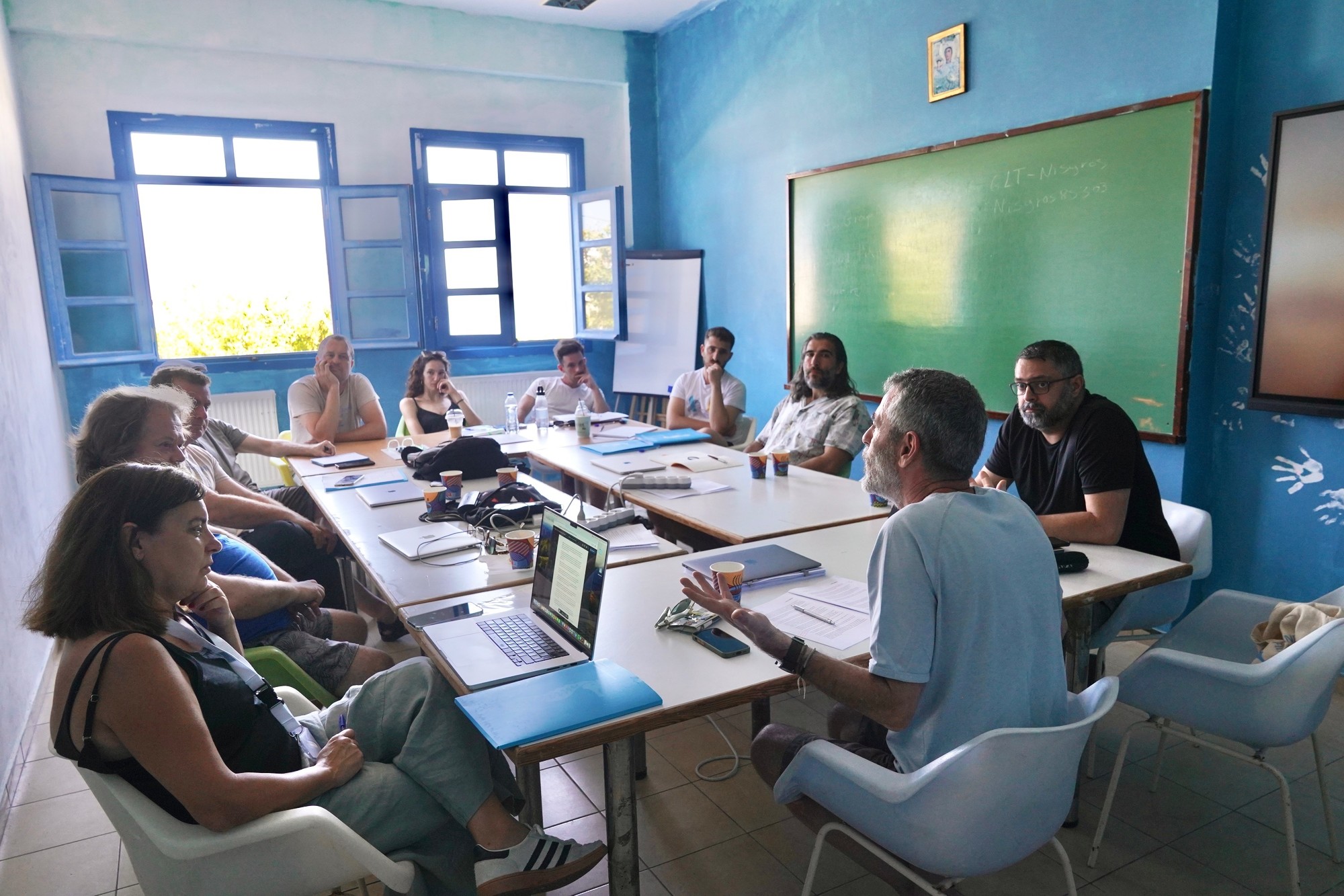 The first session of the MFI Script 2 Film Workshops is now under way ...