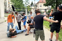 Boris Jurjašević starts shooting Elvis Škorc, Clever Klutz
