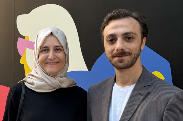 Belkıs Bayrak and Bekir Behrem • Director of and actor in Gülizar
