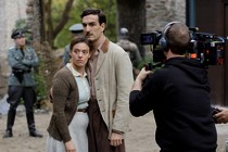 Judith Colell shooting the historical thriller Frontera