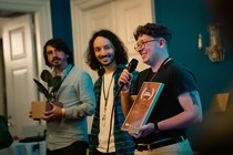 Lucien Pin, Alex Haugmard, Thibault Elie • Directors and producer of Becoming Lucien