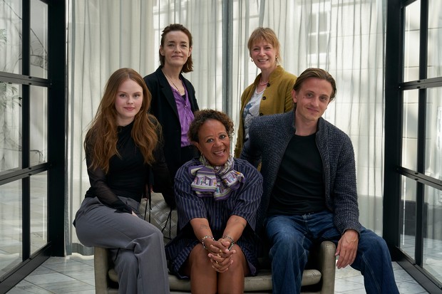Hella Joof rolls cameras on the romantic comedy Nøjsomheden