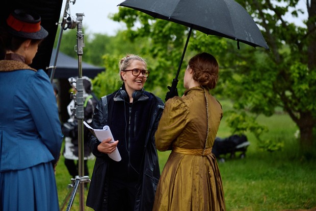 Alli Haapasalo filming the historical drama Tell Everyone