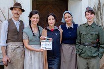 Andrina Mračnikar shooting historical drama Mila/Marija