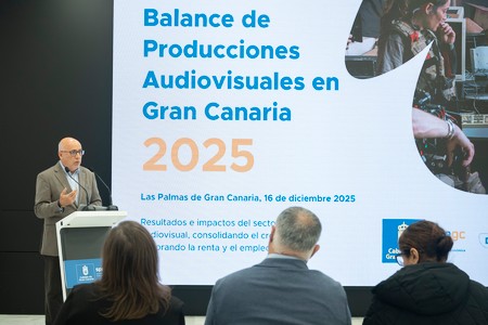 Gran Canaria’s audiovisual sector surpasses €110 million in economic impact in 2025