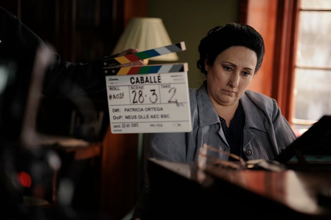 Patricia Ortega directing the biopic Caballé