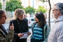 Paula Romero directing Caballero Bonald: Fragmentos de navegante