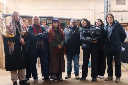 Siddiq Barmak wraps the shoot for German-produced Afghan drama The Postman